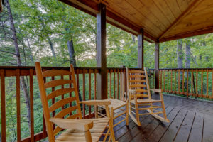 Rocking chairs and deck